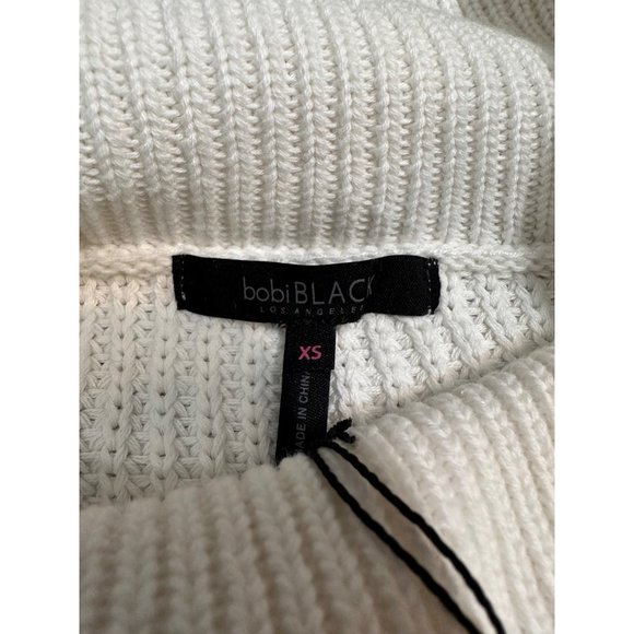 bobi Revolve NWT Off The Shoulder Pullover Ivory XS - Picture 7 of 13